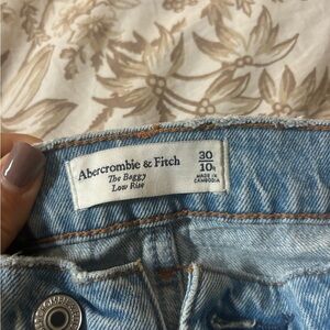 Abercrombie & Fitch Light Blue Boyfriend Jeans